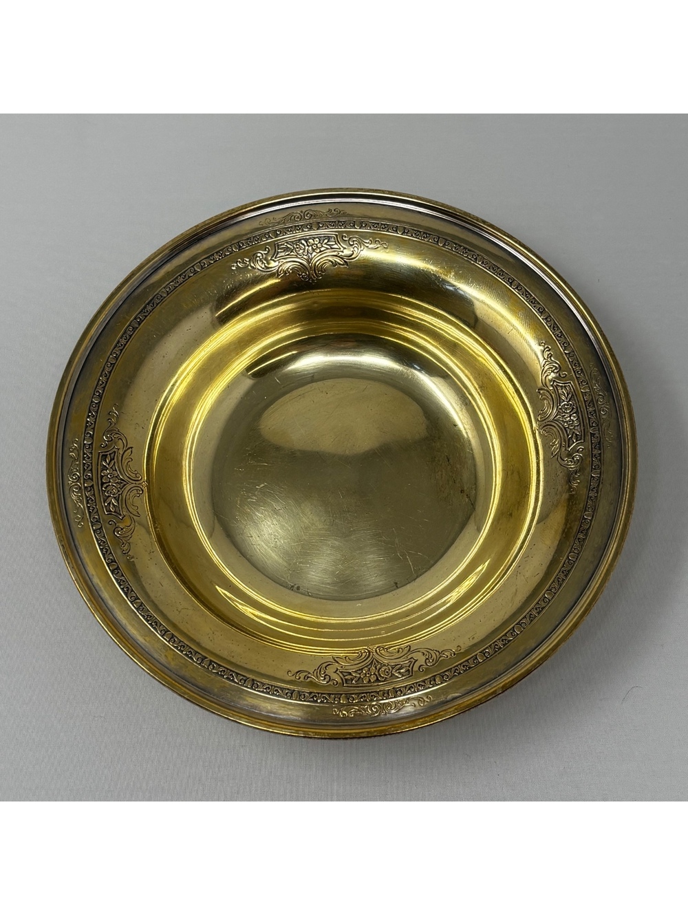 Towle Lady Constance Sterling Silver Bowl Nut Dish 1924 Patented 6 Inch No Mono